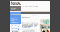 Desktop Screenshot of exclusivewindowshouston.com